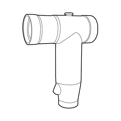 欧式前接头<br>Separable Tee Connector