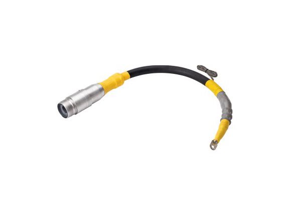 10kV 旁路作业柔性快接电缆—OT+快速插拔接头(螺栓连接型)<br>10kV bypass operation flexible quick connect cable ot+ quick plug connector (bolt connection type)